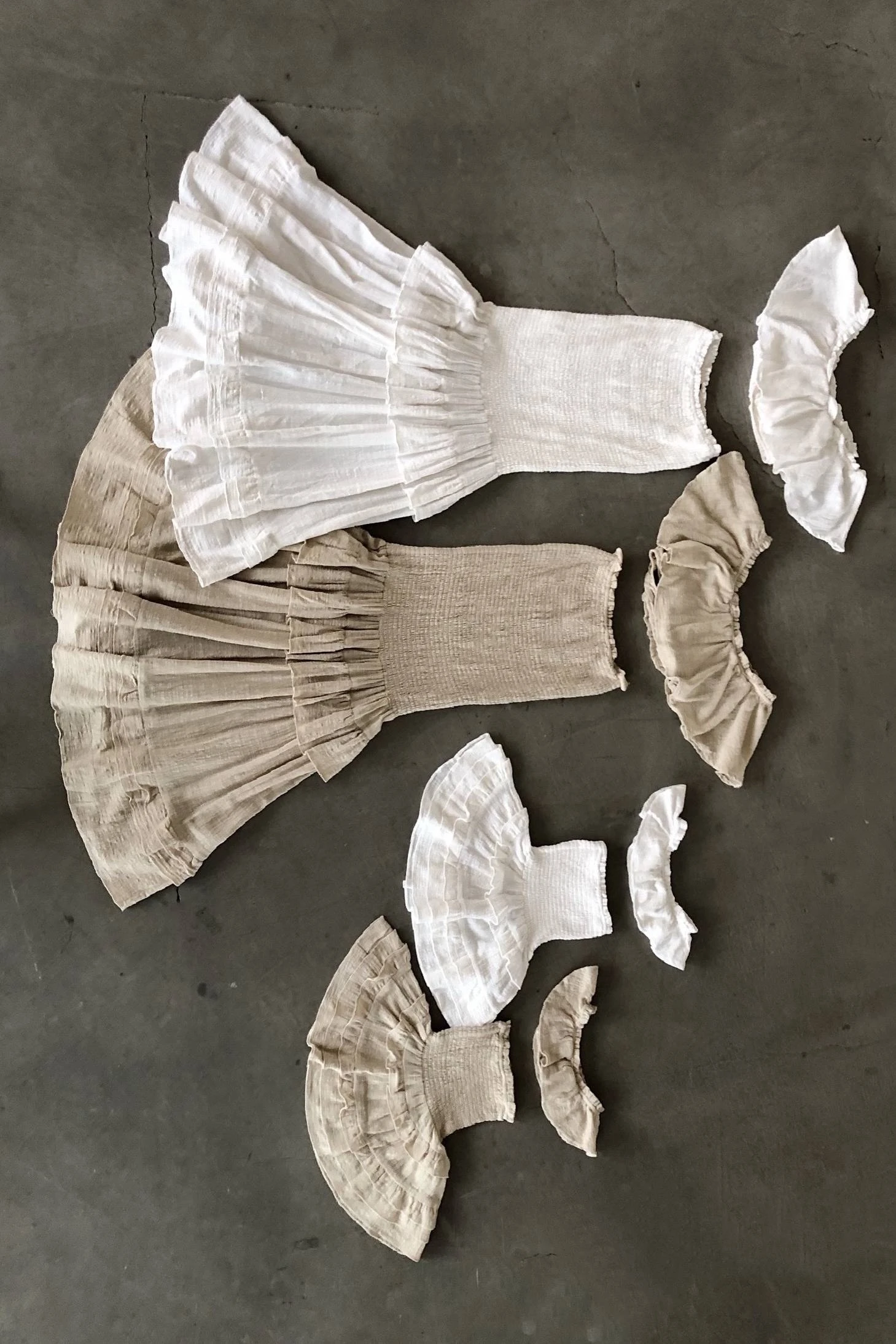 White Sienna Ruffled Skirt Set - Image 8