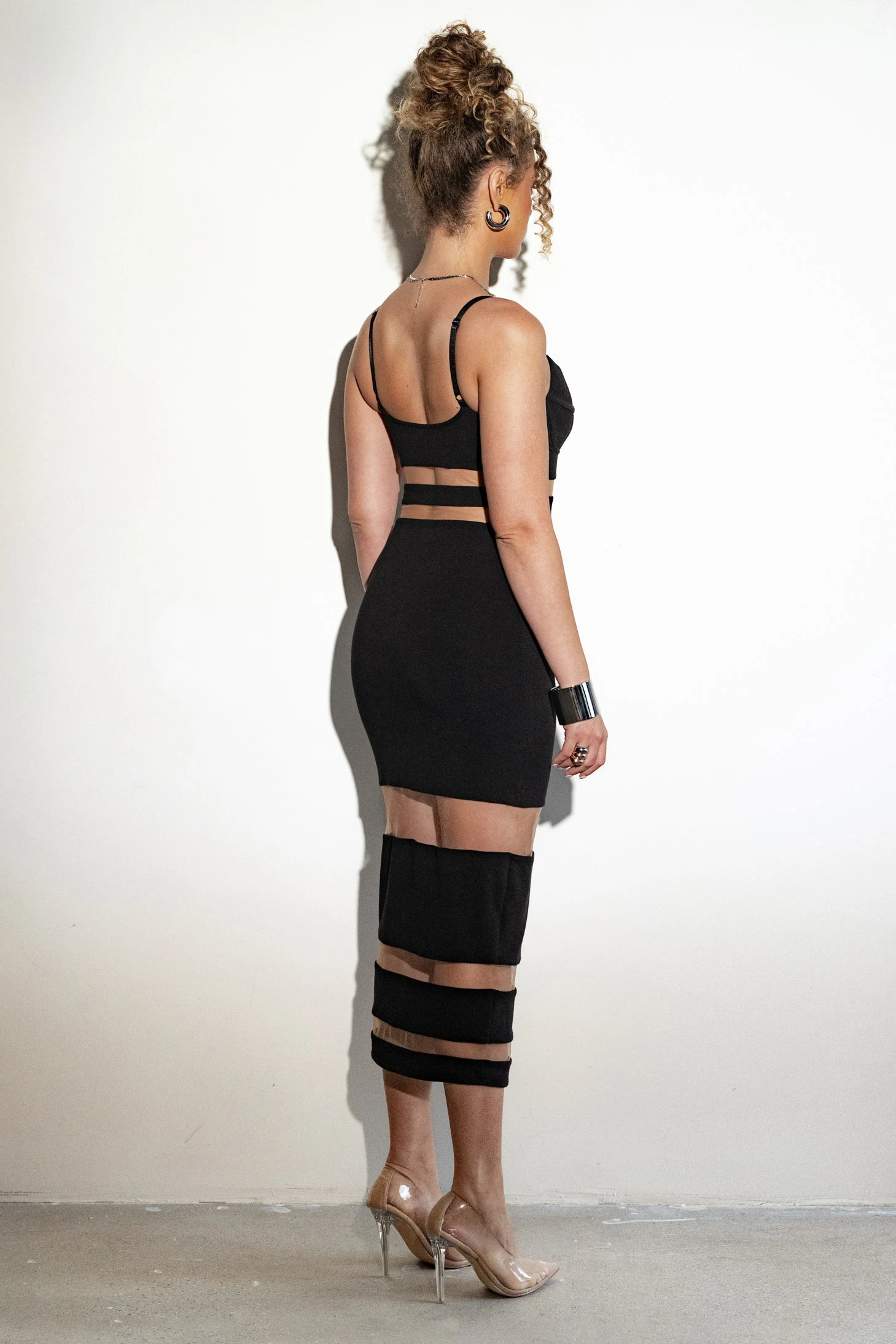 Noir Alysiha Midi Dress - Image 8