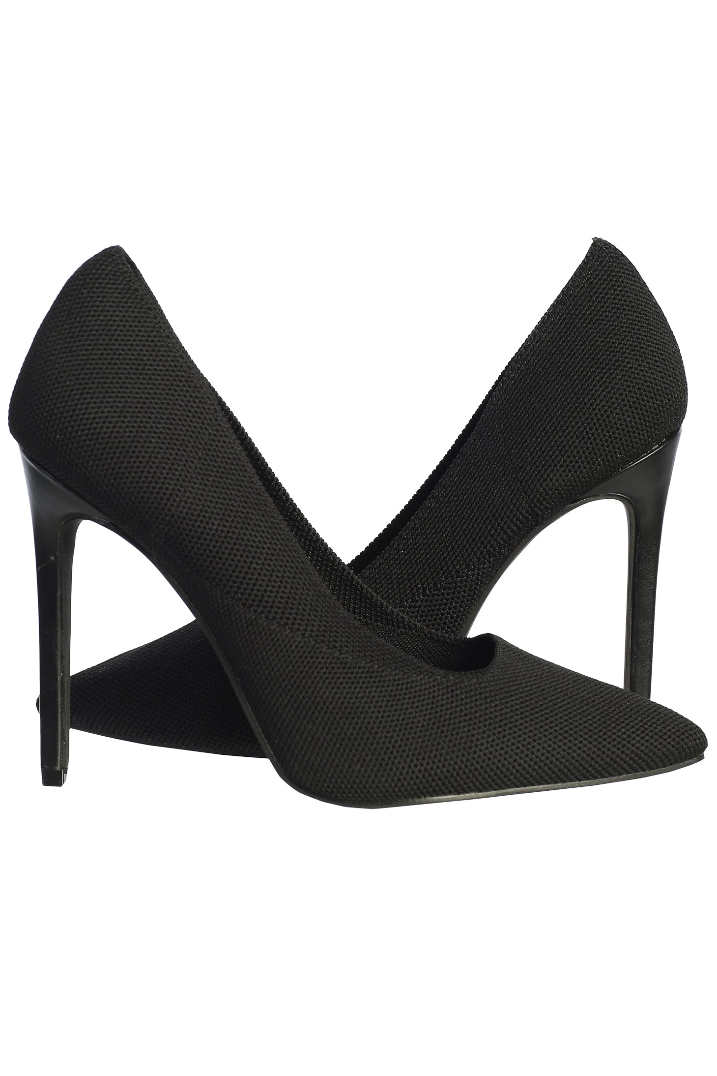Black Glenna Pointed Toe Pumps - Image 5