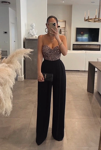 Jluxbasix Black Devyn Wide Leg Pants - Image 2