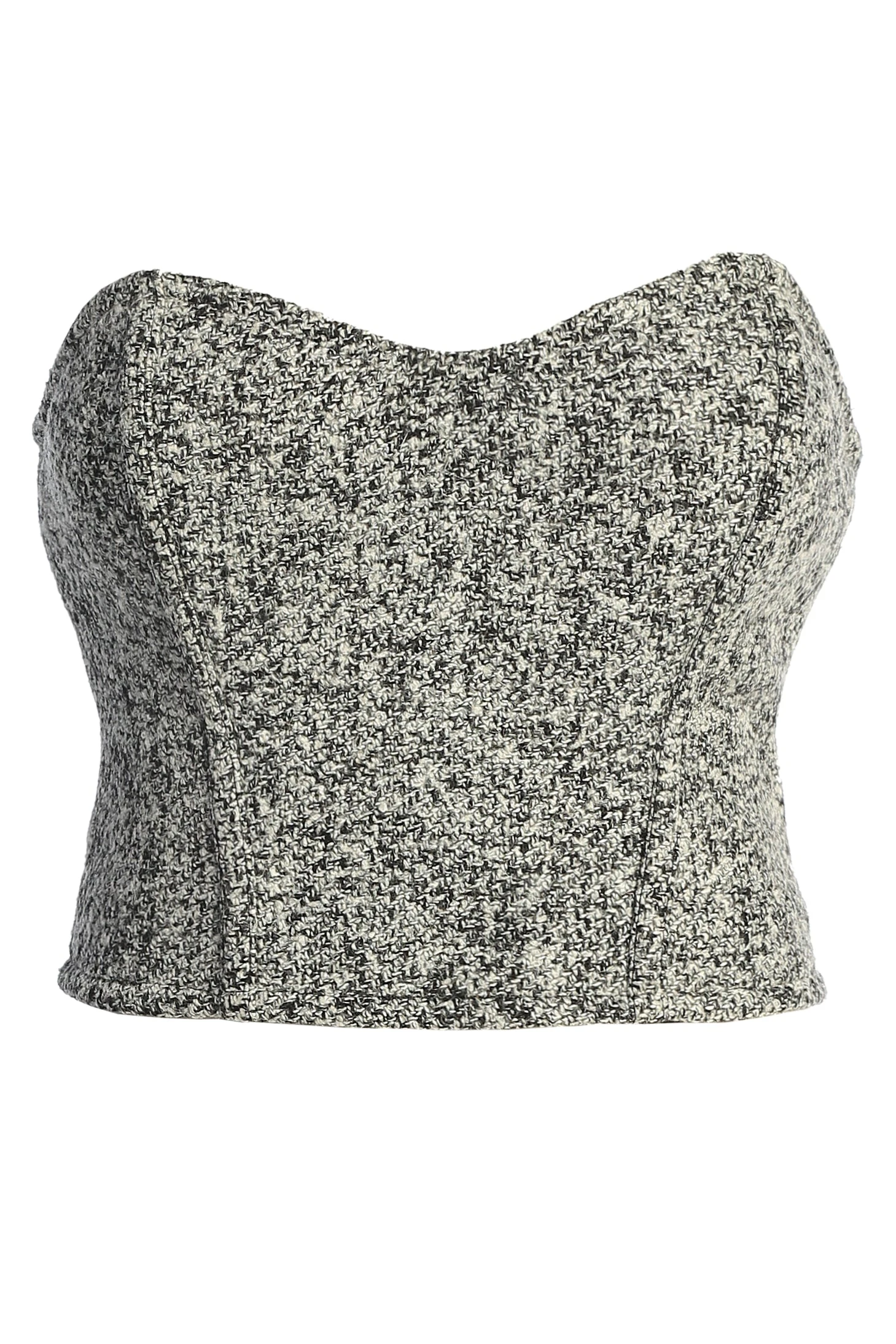 Lt. Grey All You Need Tweed Corset - Image 3