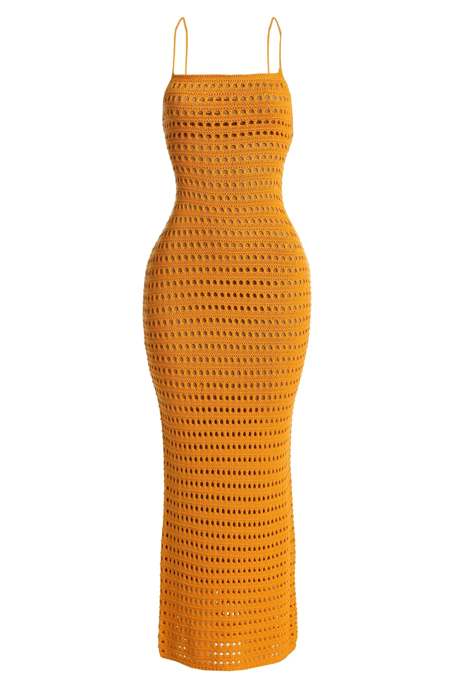Apricot Palmas Crochet Maxi Dress - Image 4