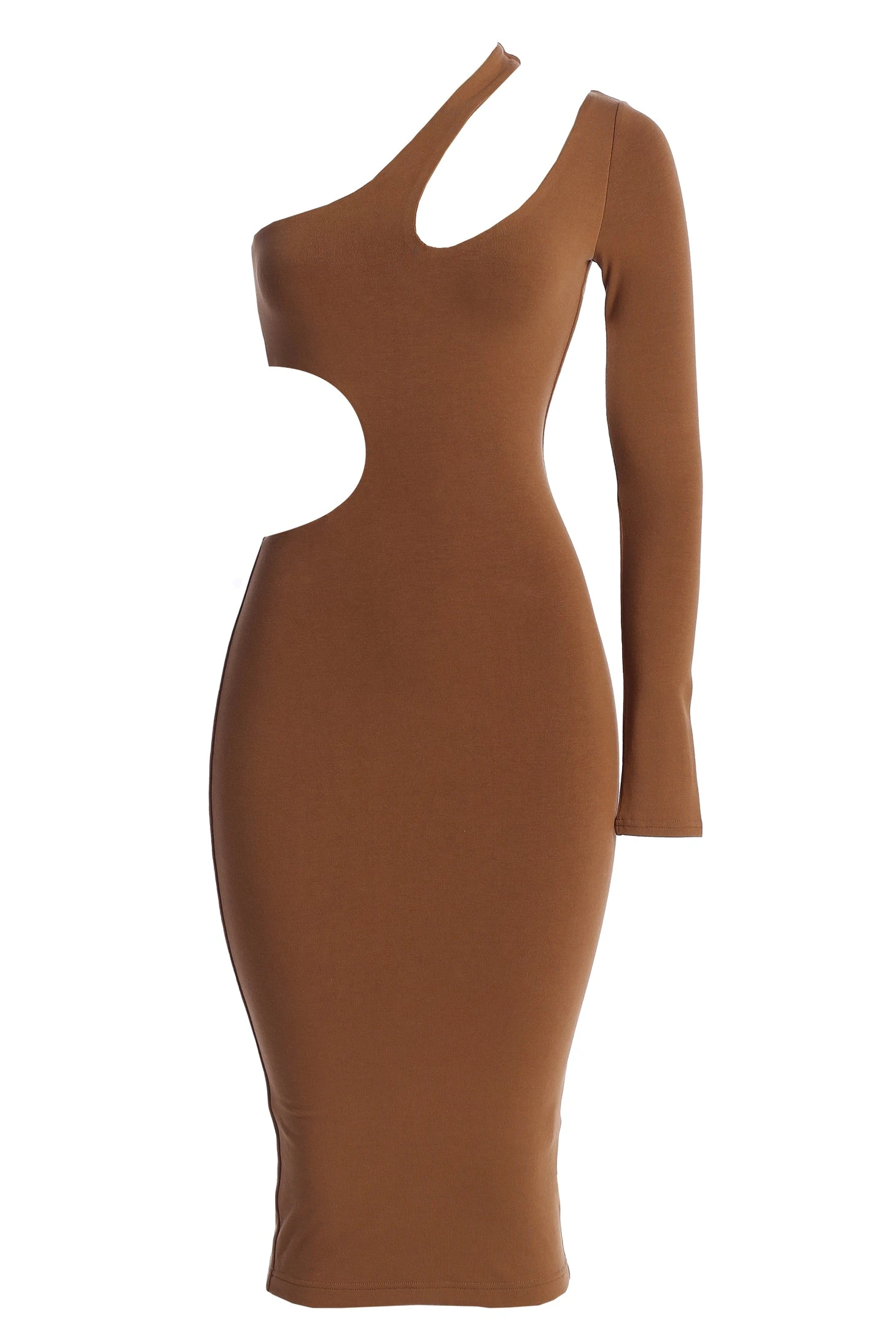 Pecan By My Side Cutout Dress - Image 2