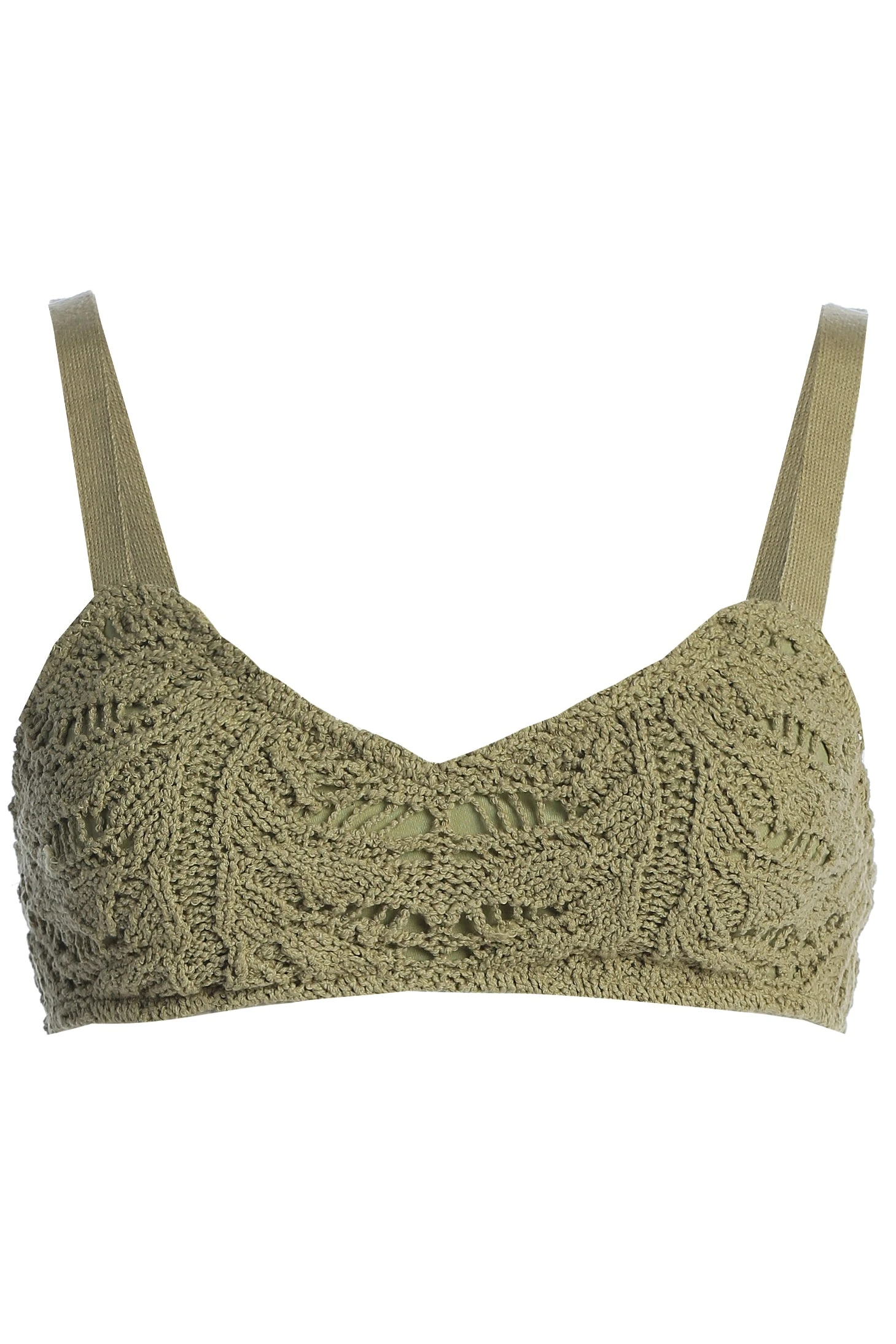 Moss Ocean Eyes Crochet Top - Image 3