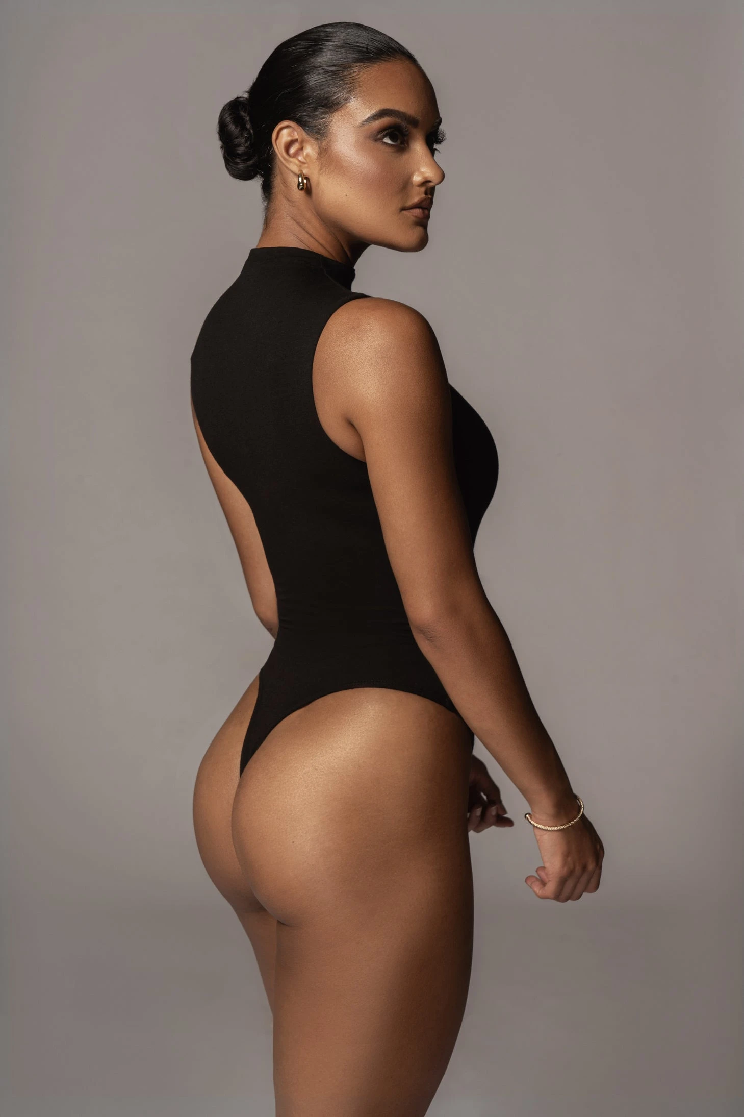 Jluxbasix Black Ciela High Neck Bodysuit - Image 10