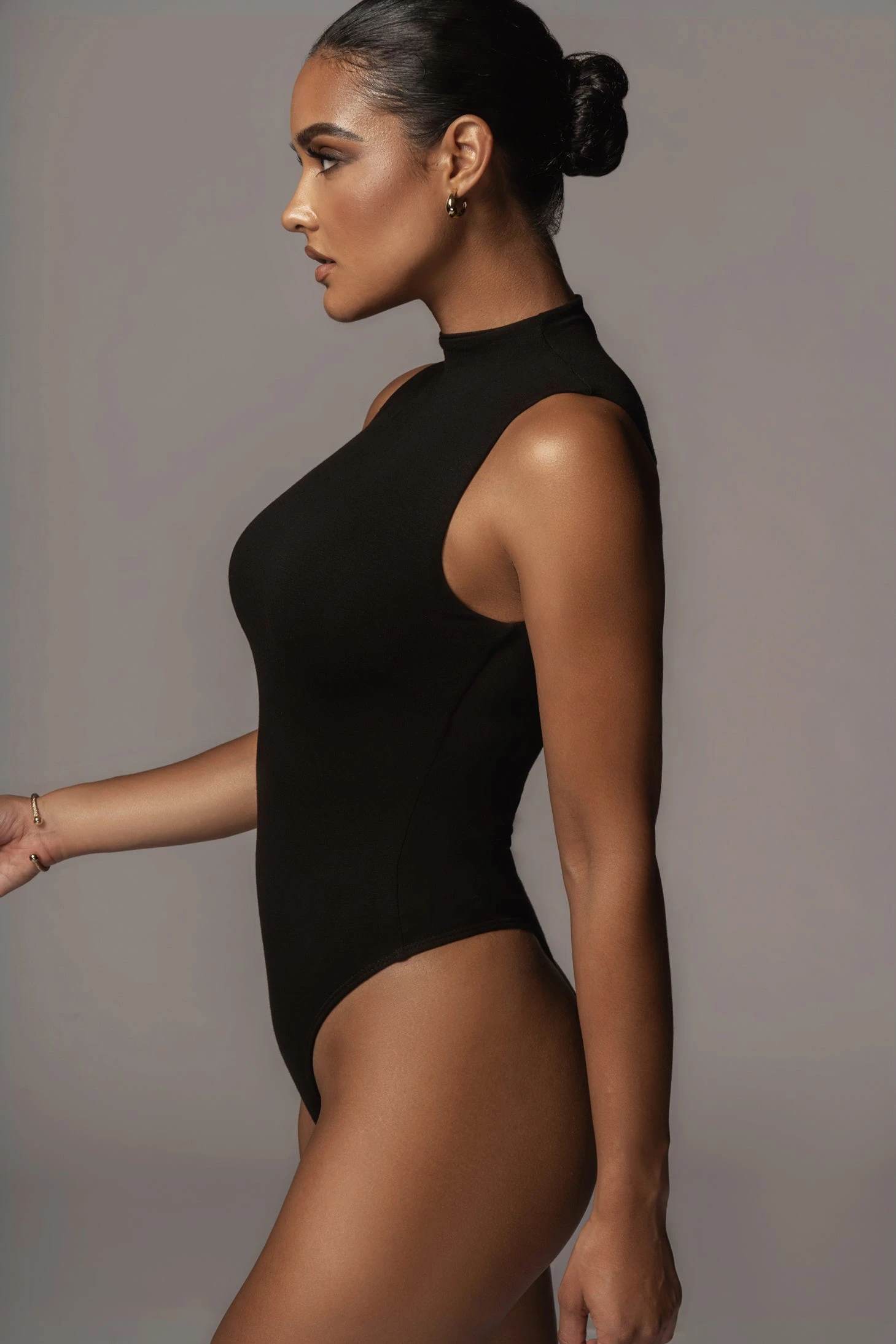 Jluxbasix Black Ciela High Neck Bodysuit - Image 8