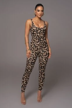 Leopard Wild Ones Tank Jumpsuit