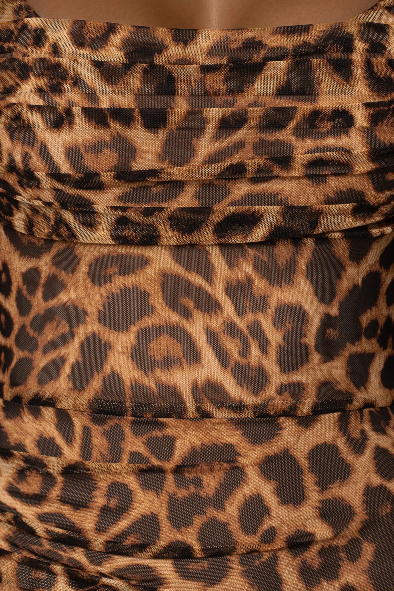 Leopard Make An Entrance Cowl Neck Dress - Image 14