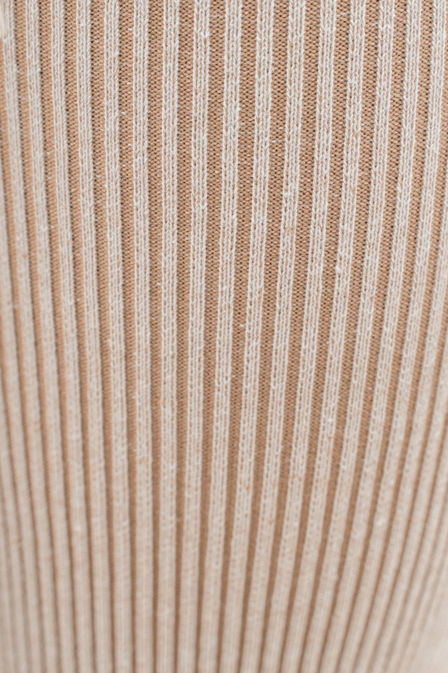 Taupe/White Deana Ribbed Bodysuit - Image 16