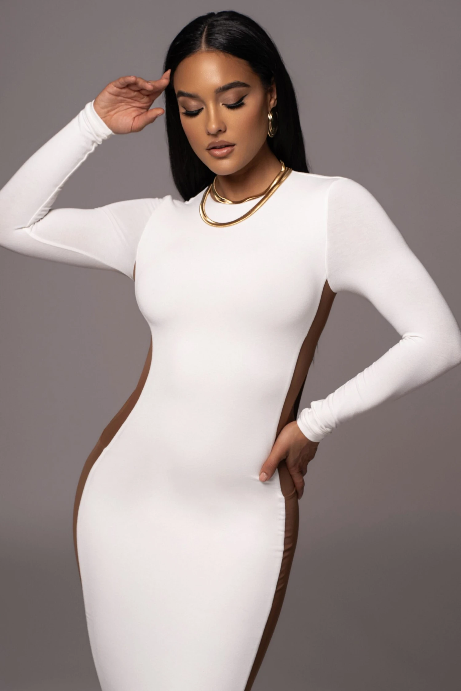 Ivory Break Away Maxi Dress - Image 7