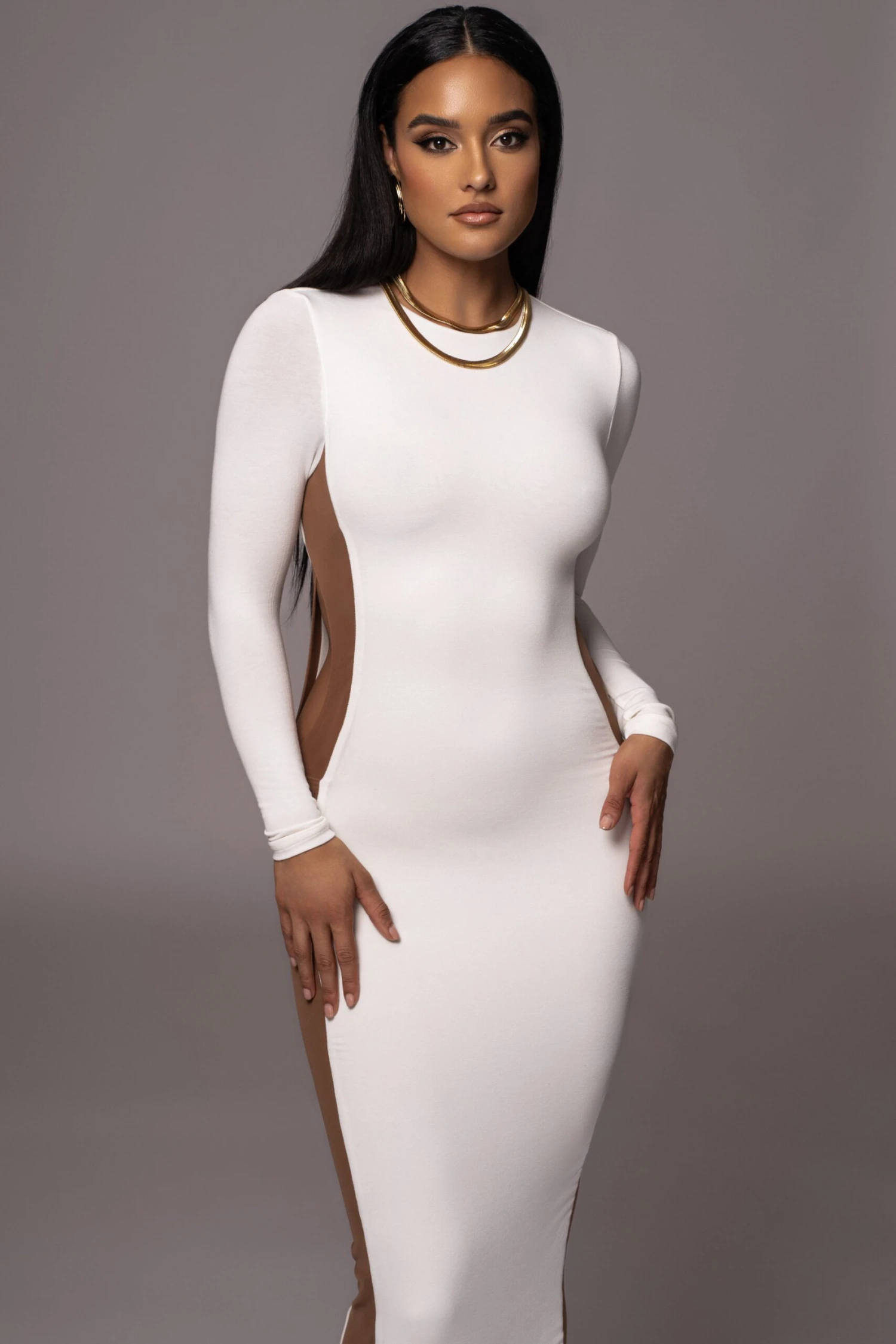 Ivory Break Away Maxi Dress - Image 4