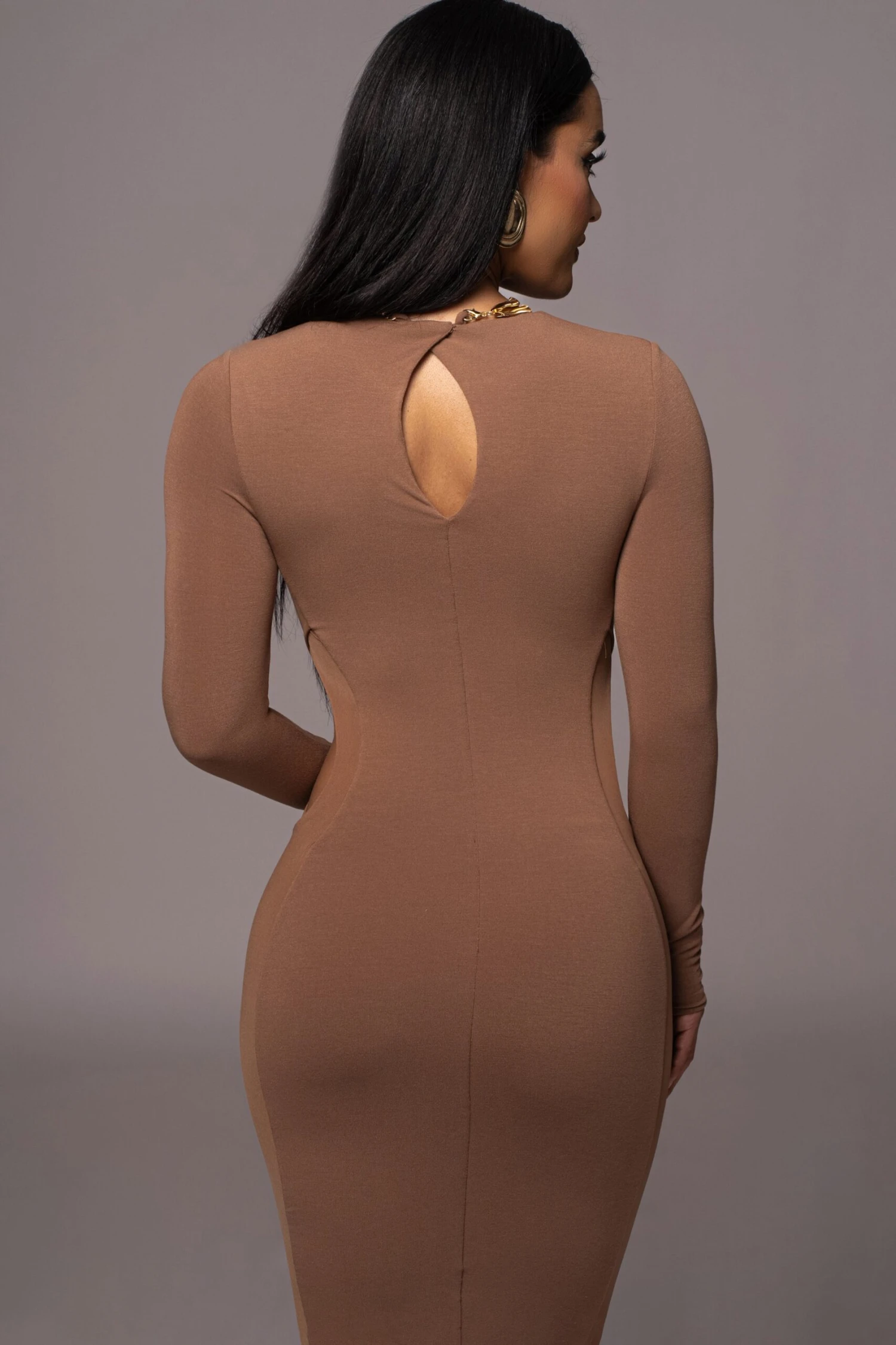 Pecan Break Away Maxi Dress - Image 12