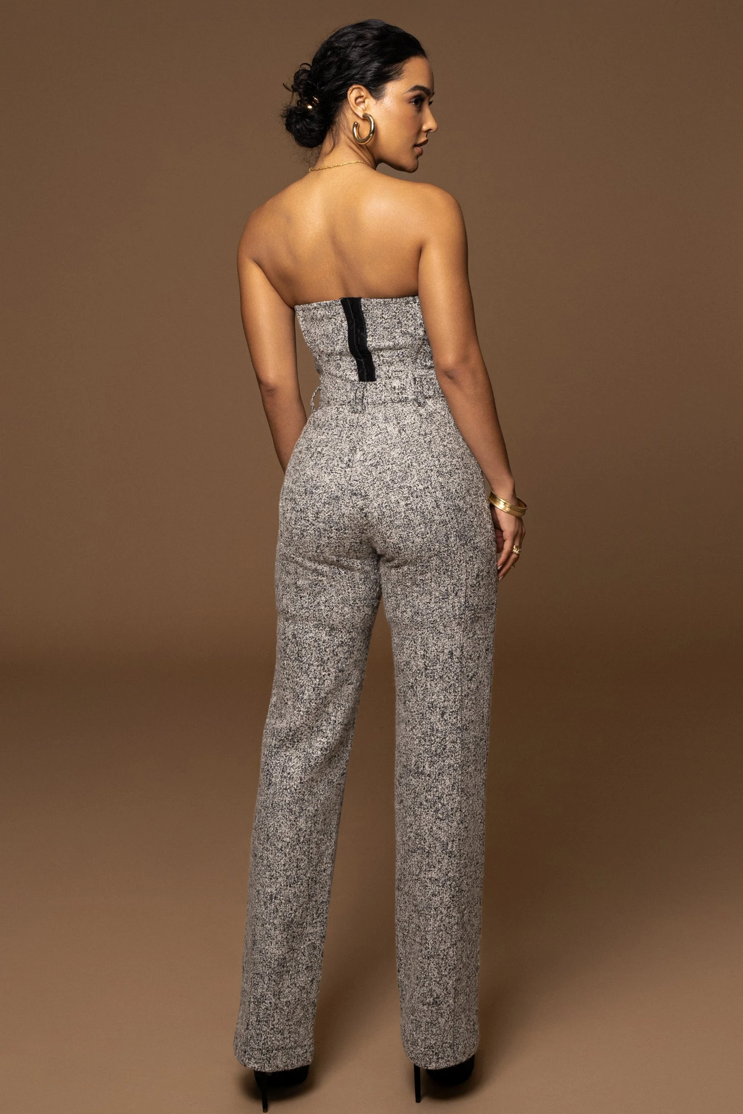 Lt. Grey Stay Sharp Tweed Trouser - Image 16