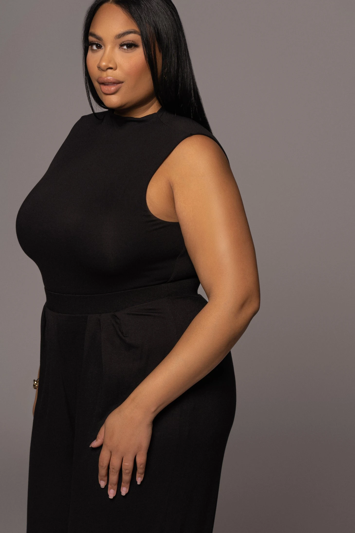 Jluxbasix Black Ciela High Neck Bodysuit - Image 9