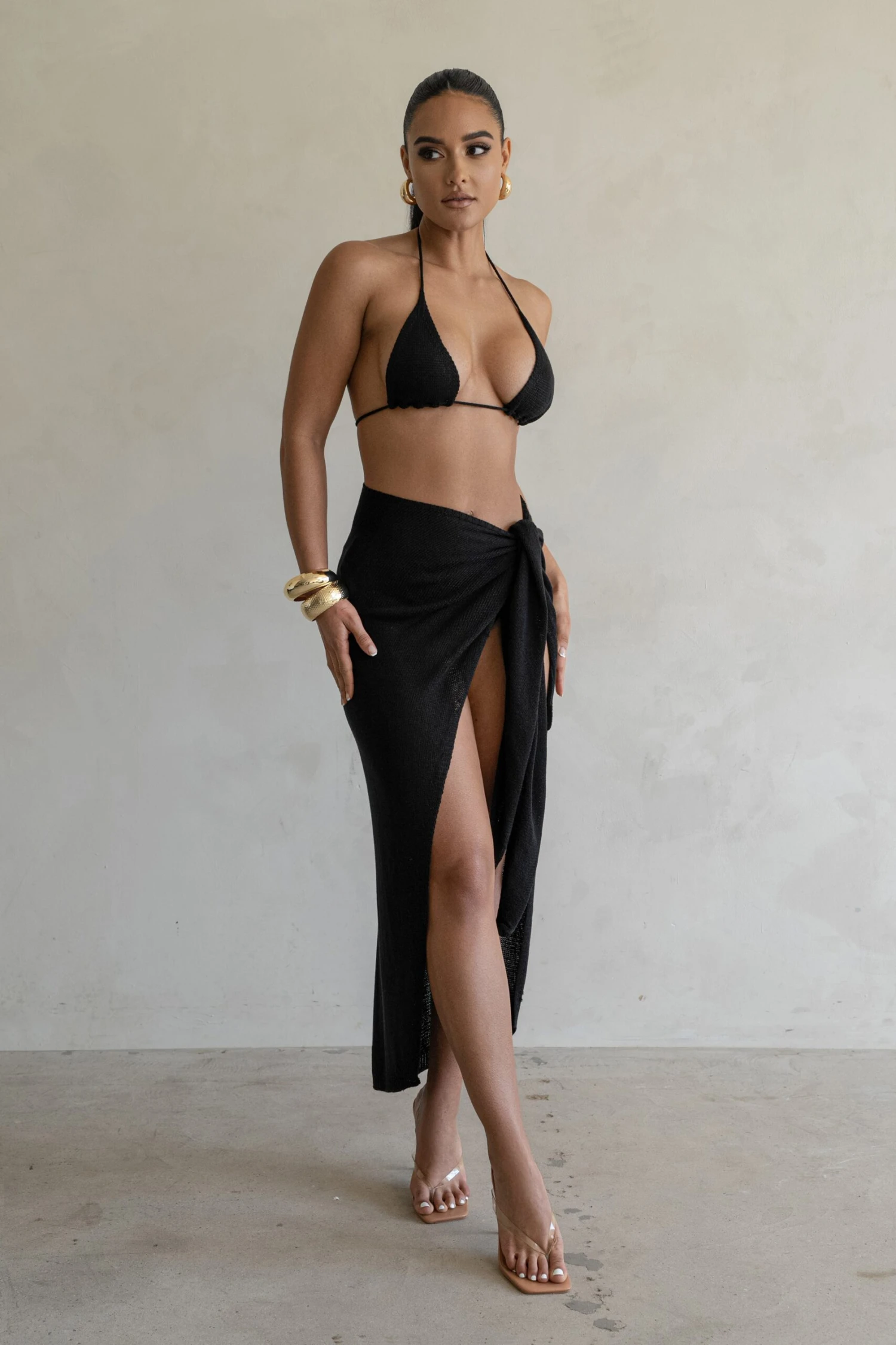 Noir Hidden Oasis Bikini Set