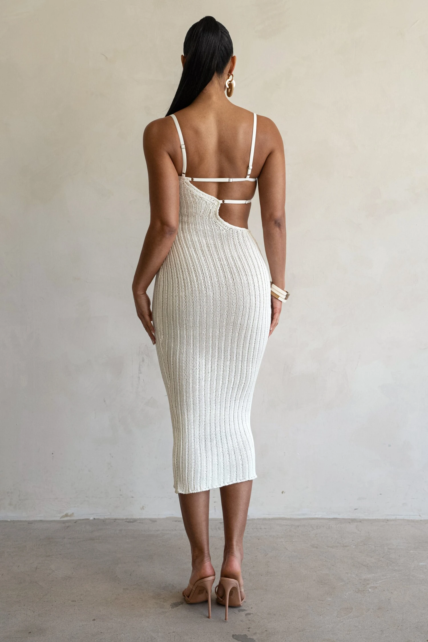 Off White Coastal Escape Dress - Image 9