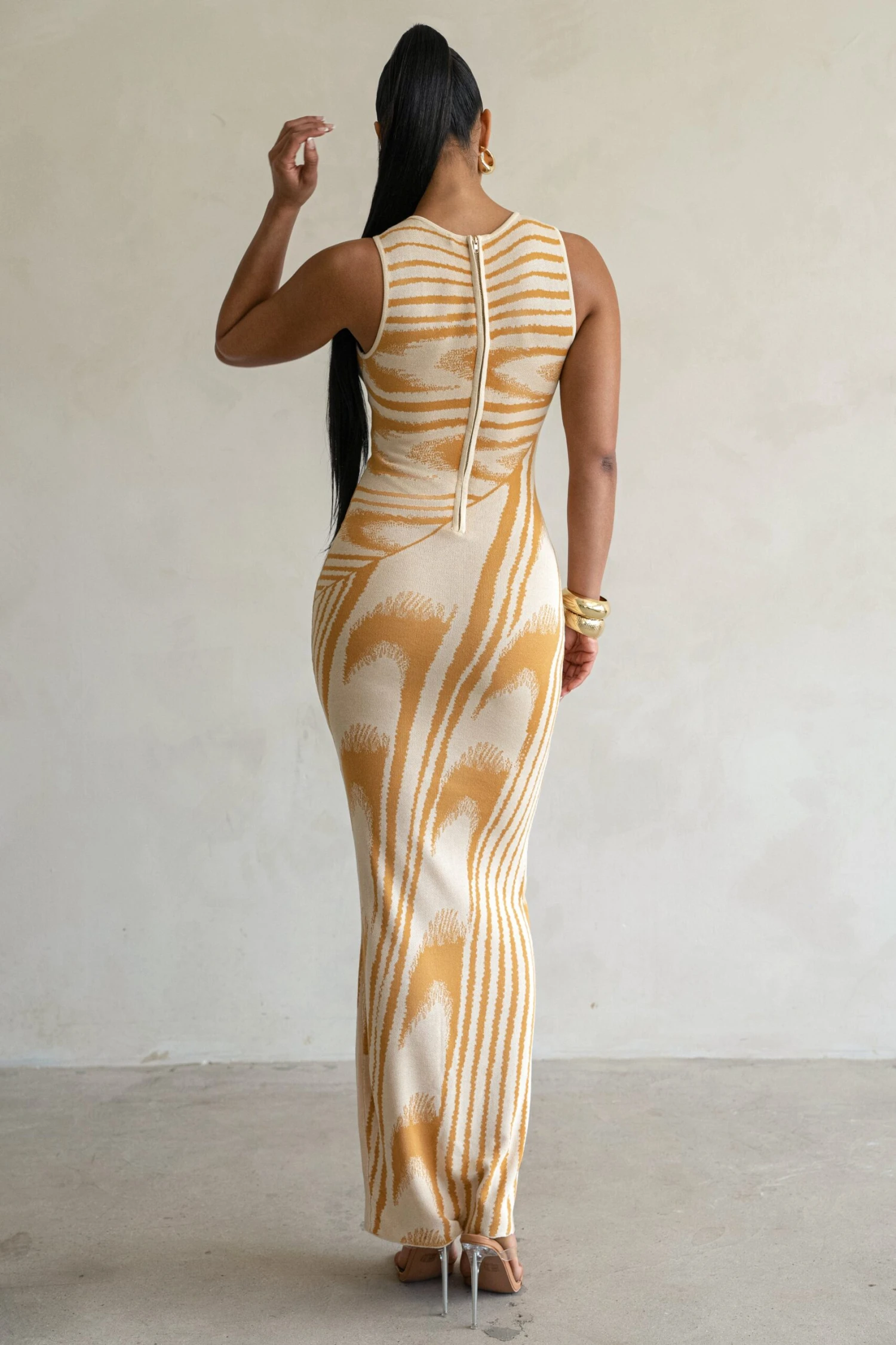 Yellow Chasing Dawn Maxi Dress - Image 9