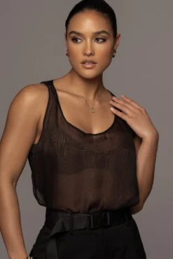 Black Harlyn Reversible Top