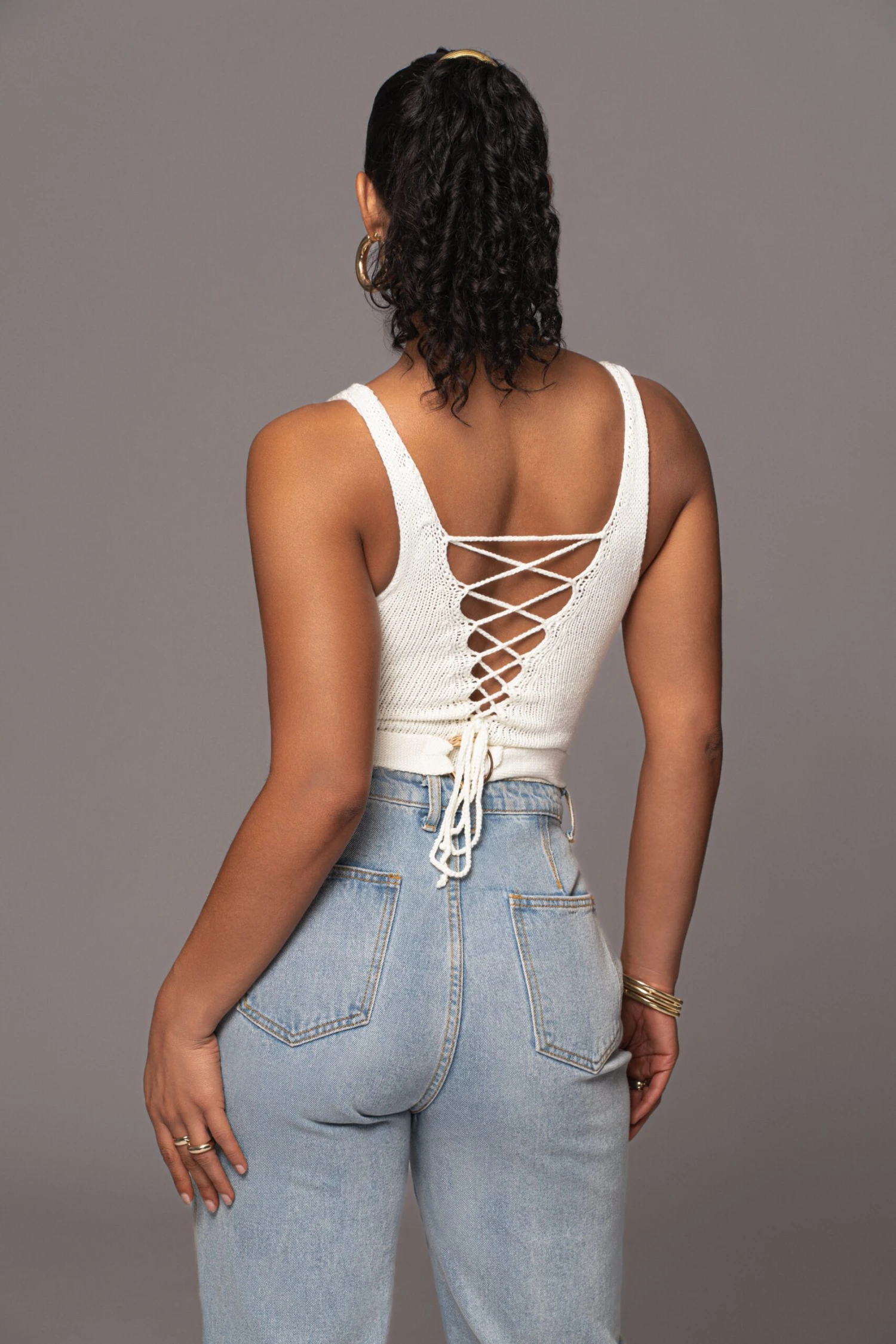 Ivory Juliette Knit Belted One Piece - Image 15