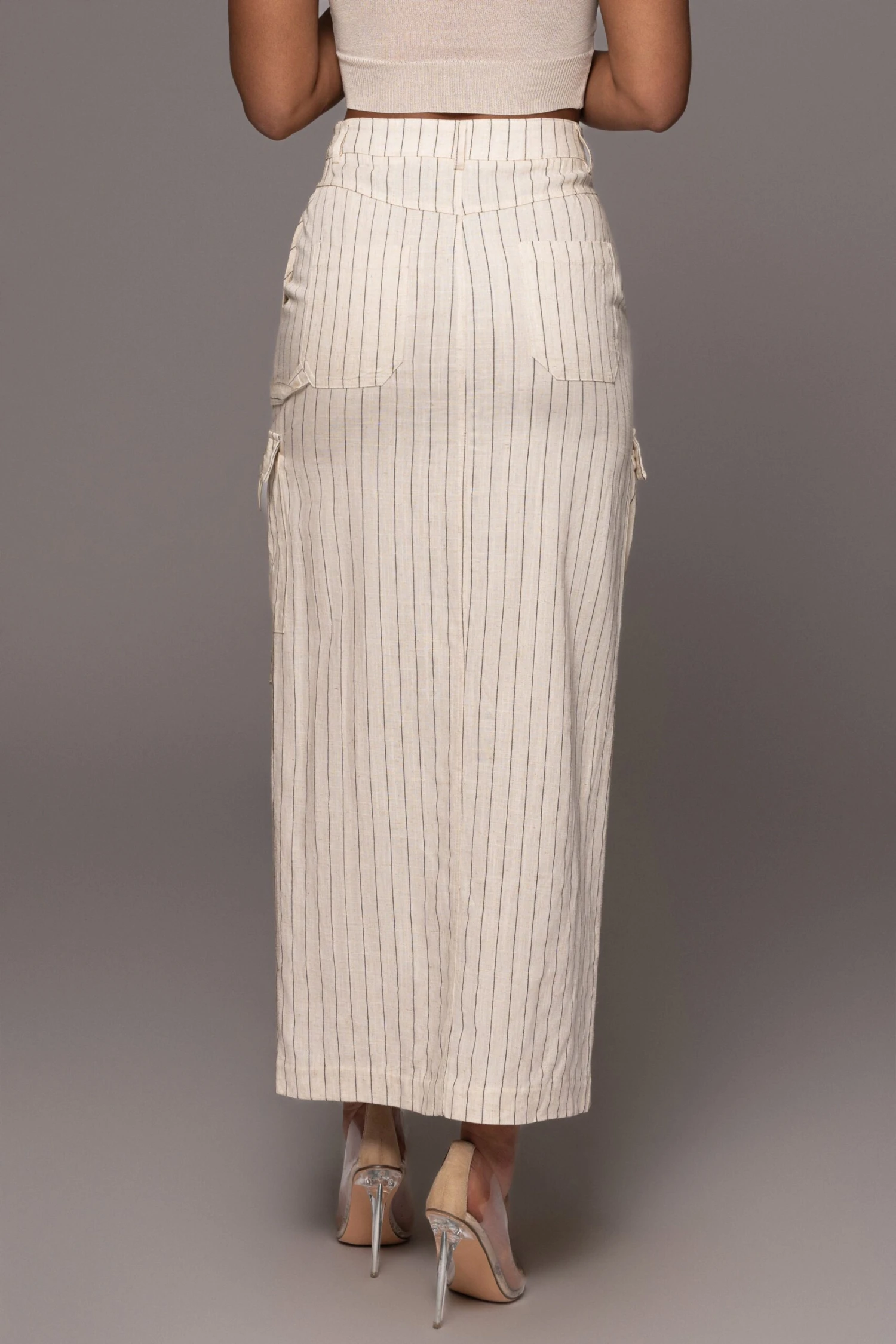 Buttercream Clean Lines Cargo Skirt - Image 7