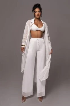 White Pacific 2-Piece Pant Set