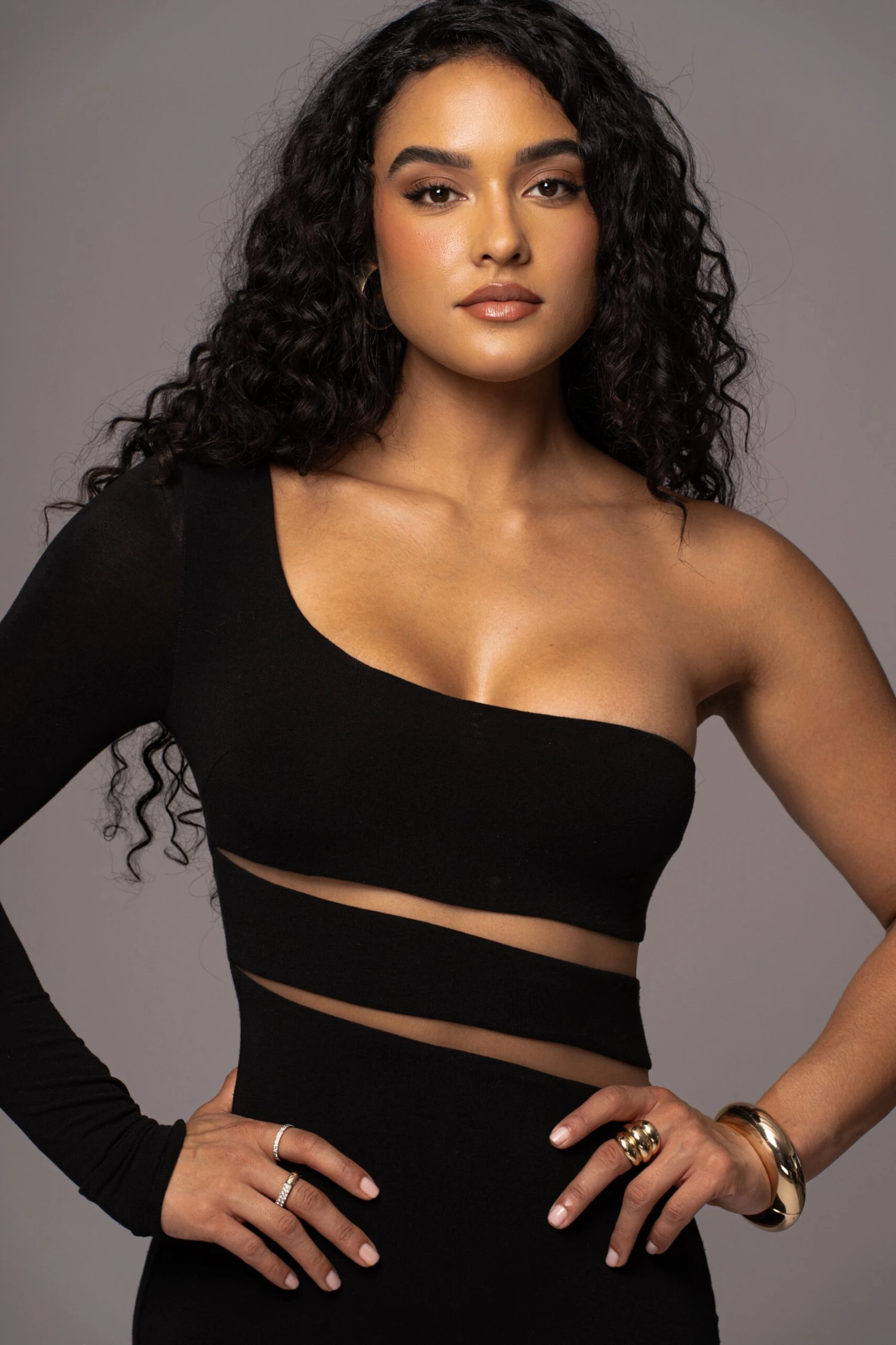 Noir Chase The Night One Shoulder Dress - Image 6