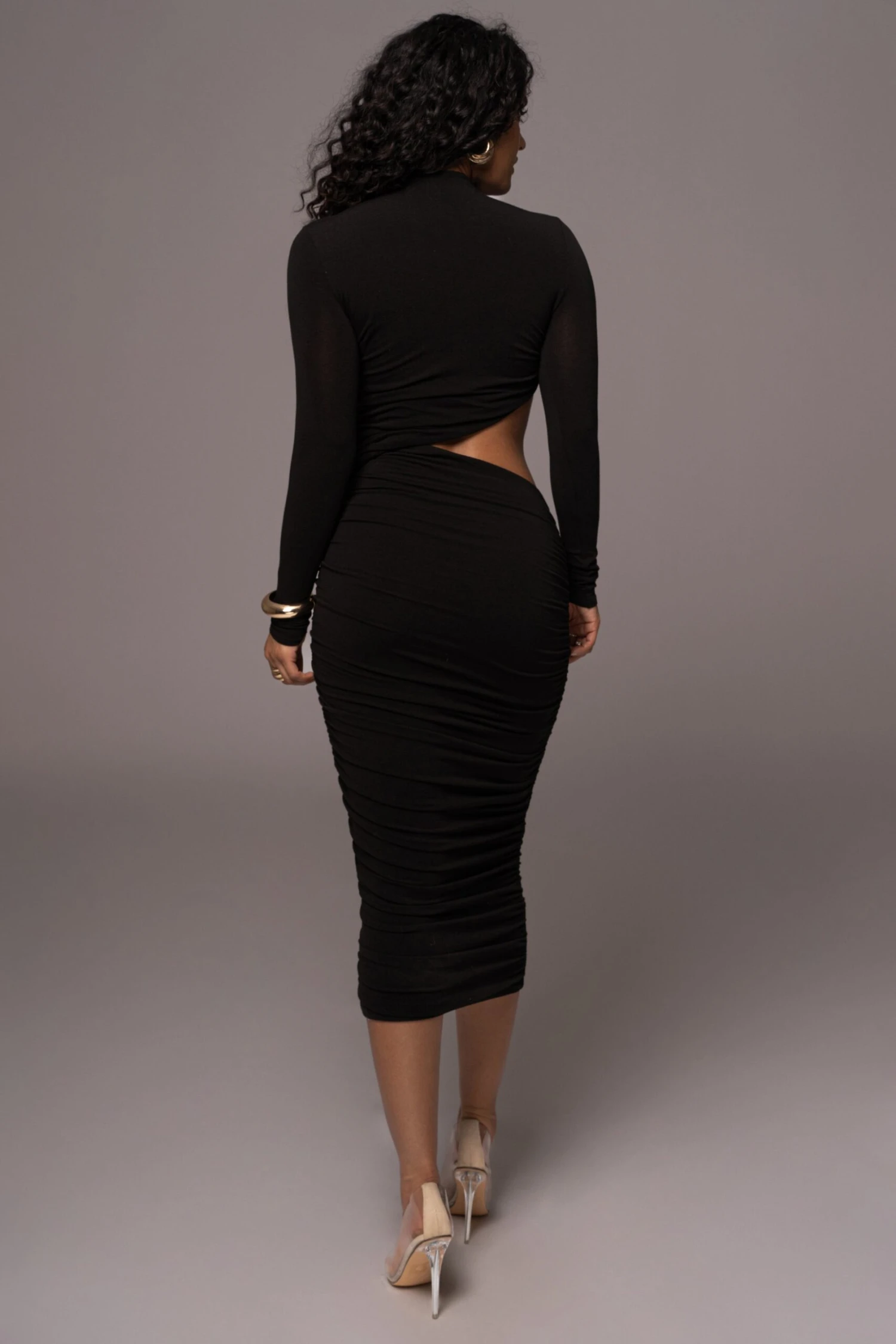 Noir Clear Skies Mock Neck Dress - Image 8