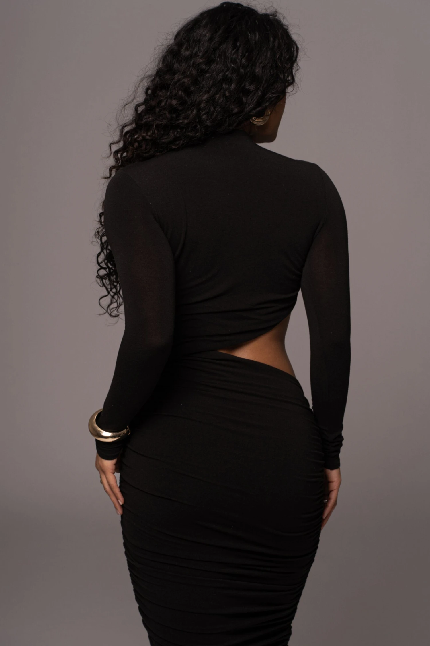 Noir Clear Skies Mock Neck Dress - Image 7