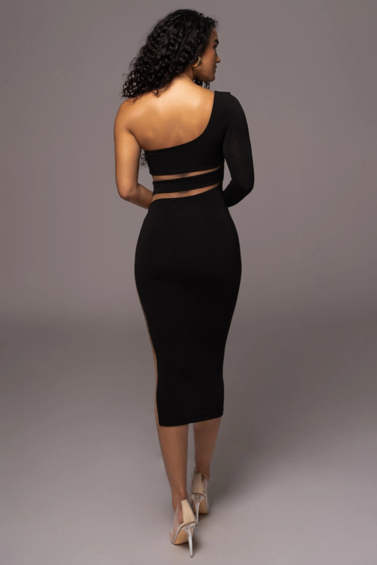 Noir Chase The Night One Shoulder Dress - Image 18