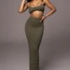 Olive Fiji 2-Piece Skirt Set