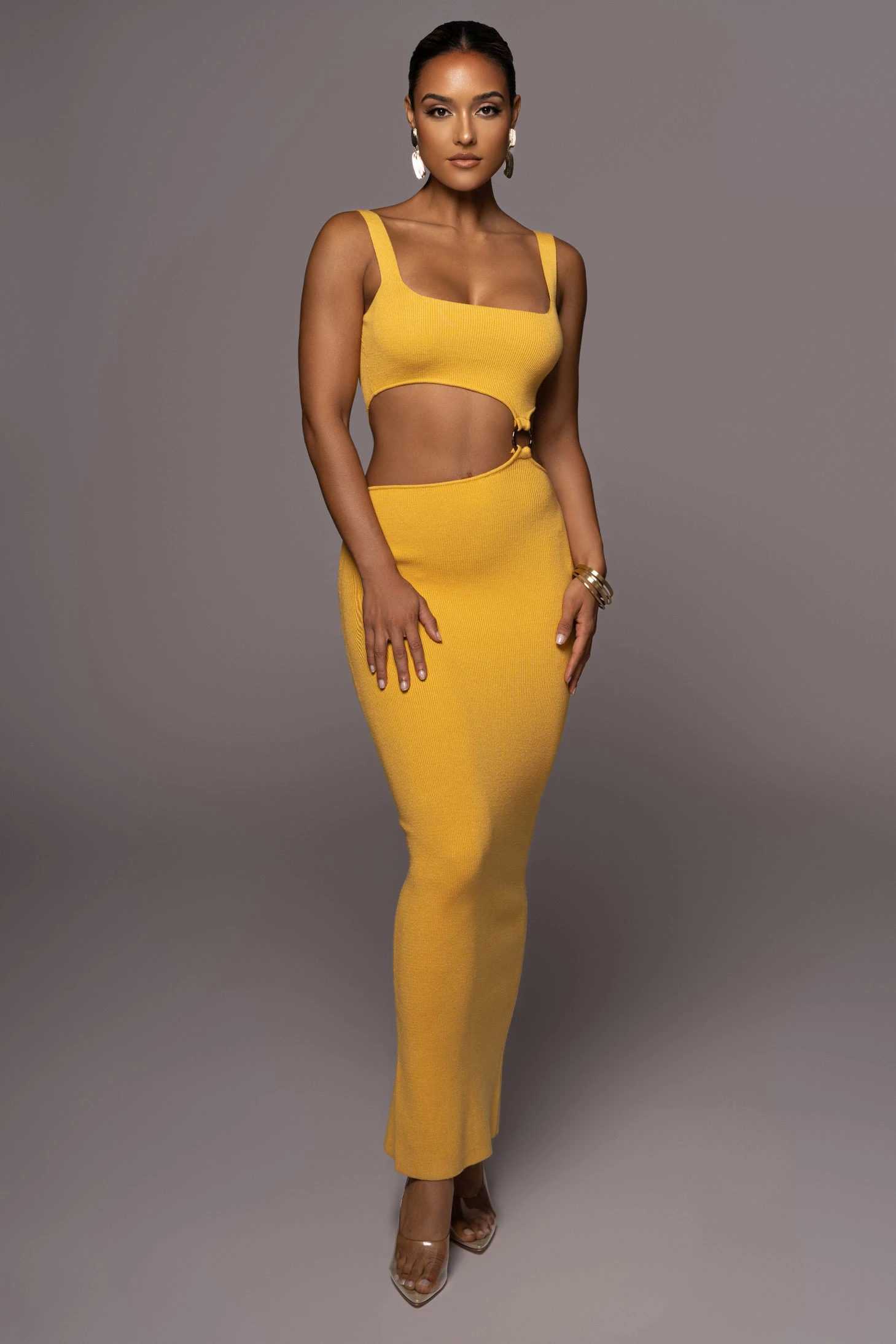 Yellow Time After Time Dress