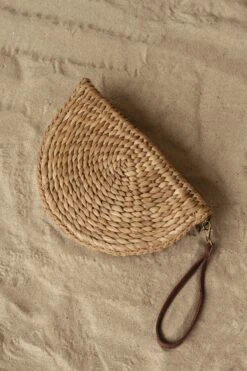 Natural Atlantic Woven Clutch
