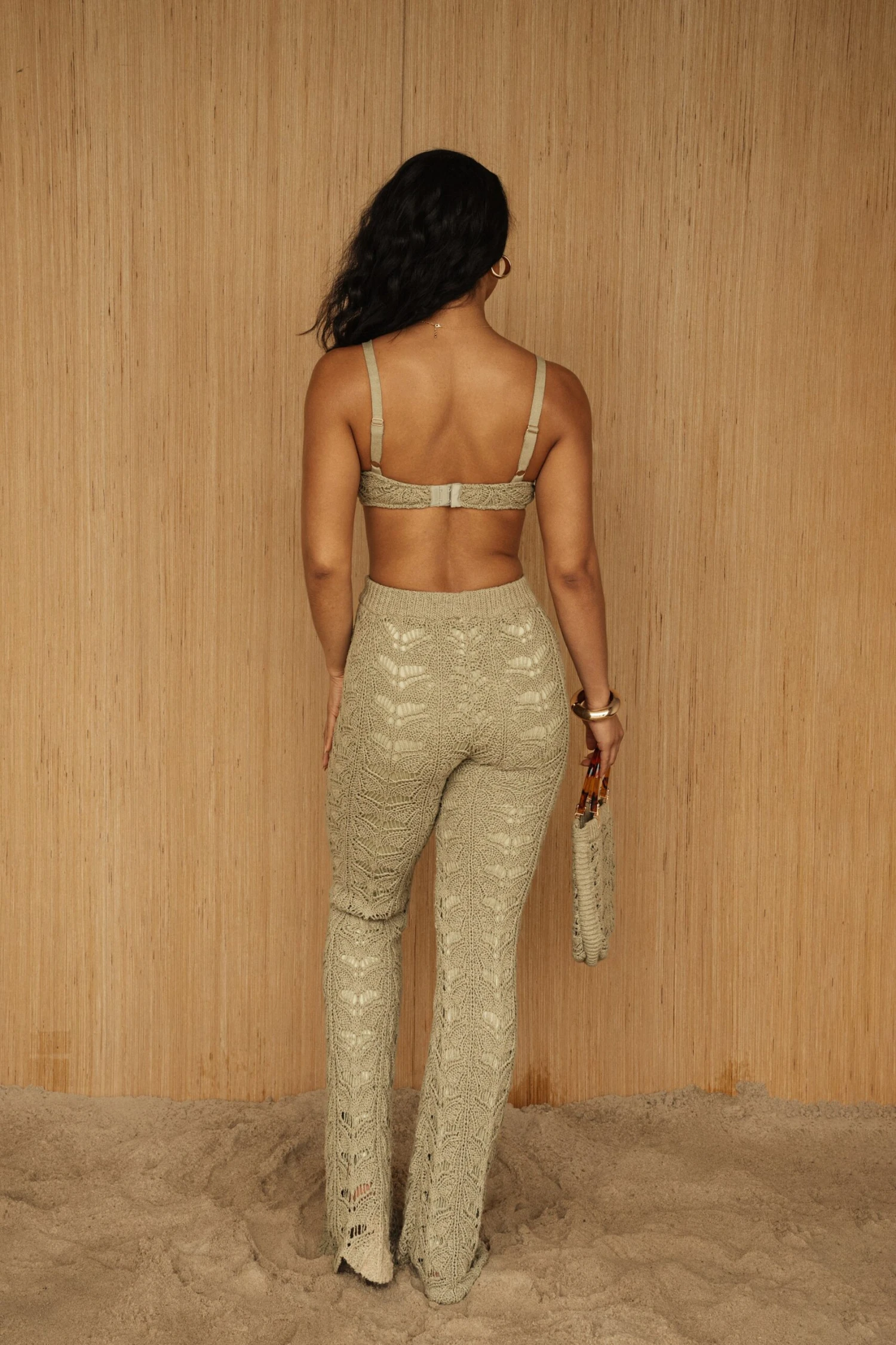 Moss Ocean Eyes Crochet Top - Image 10