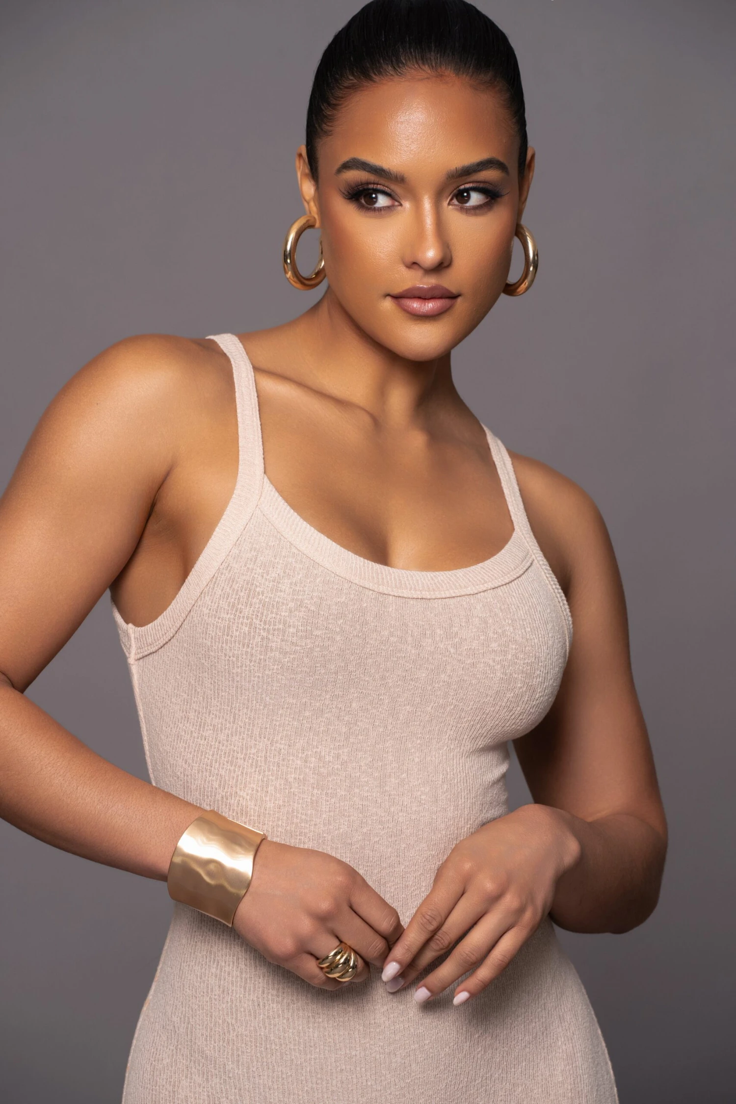 Beige Back To You Maxi Dress - Image 5