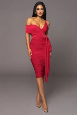 Ruby Edge Of Romance Midi Dress