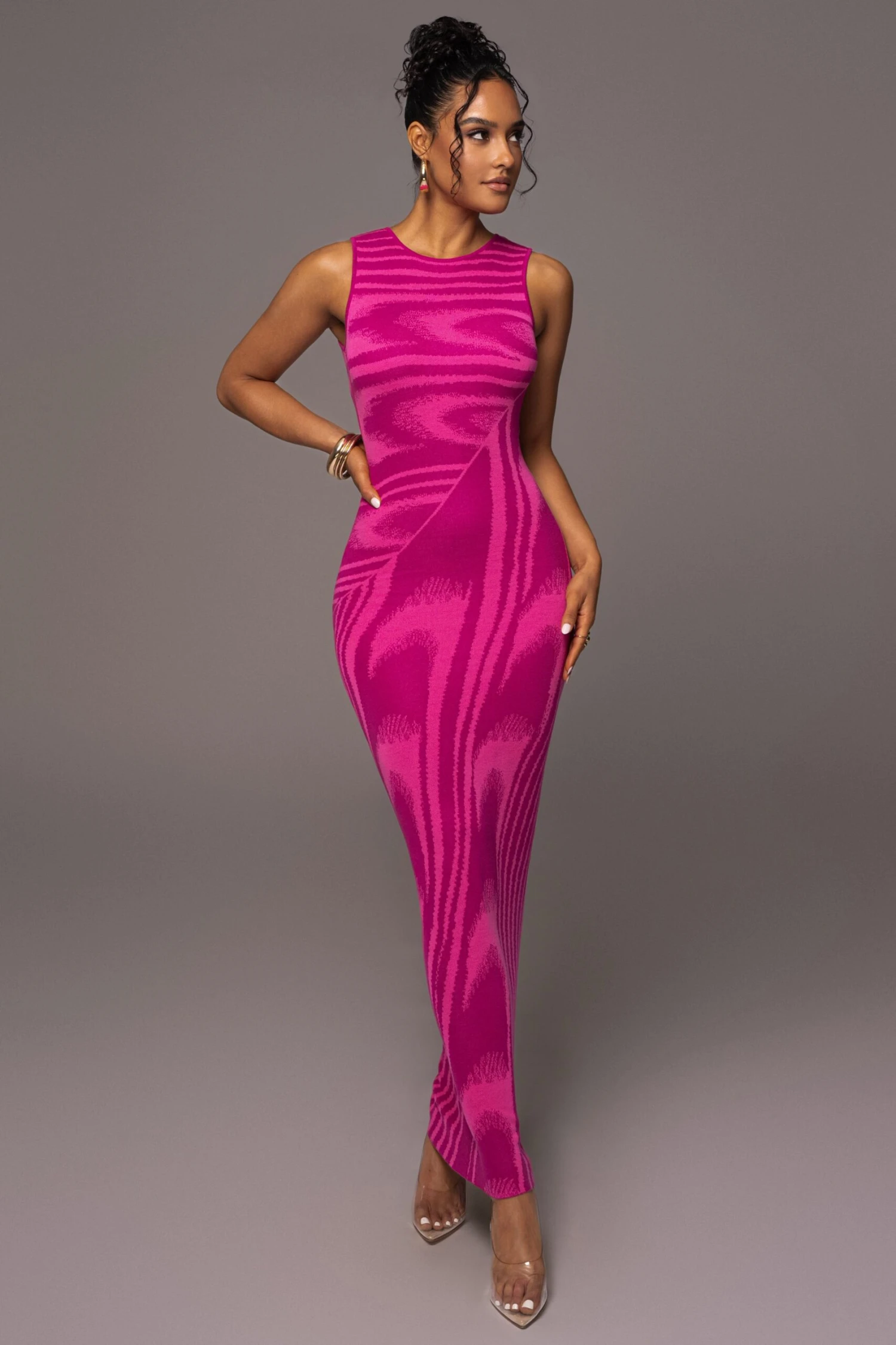 Pink Chasing Dawn Maxi Dress - Image 3