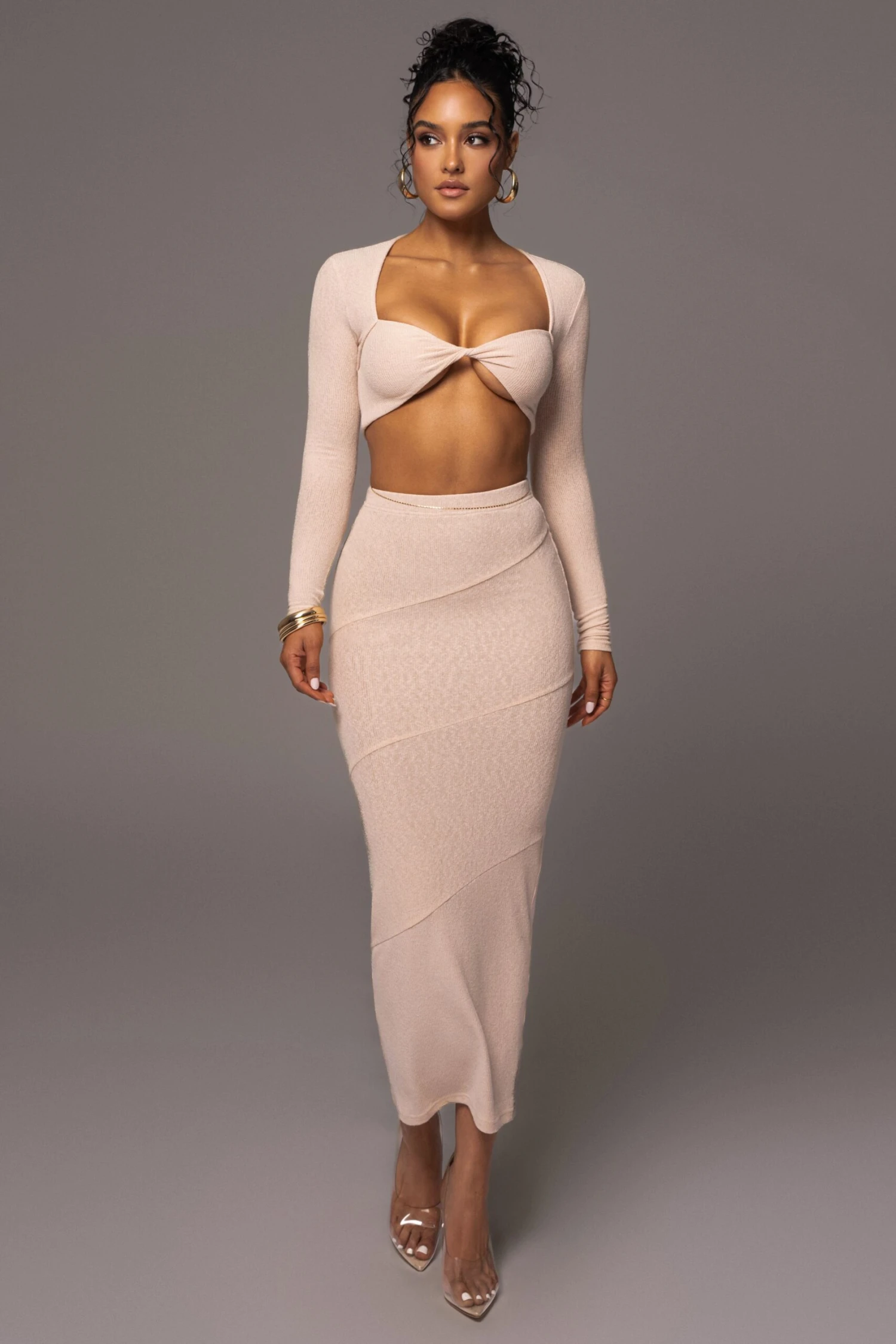 Beige All About You Skirt Set - Image 6