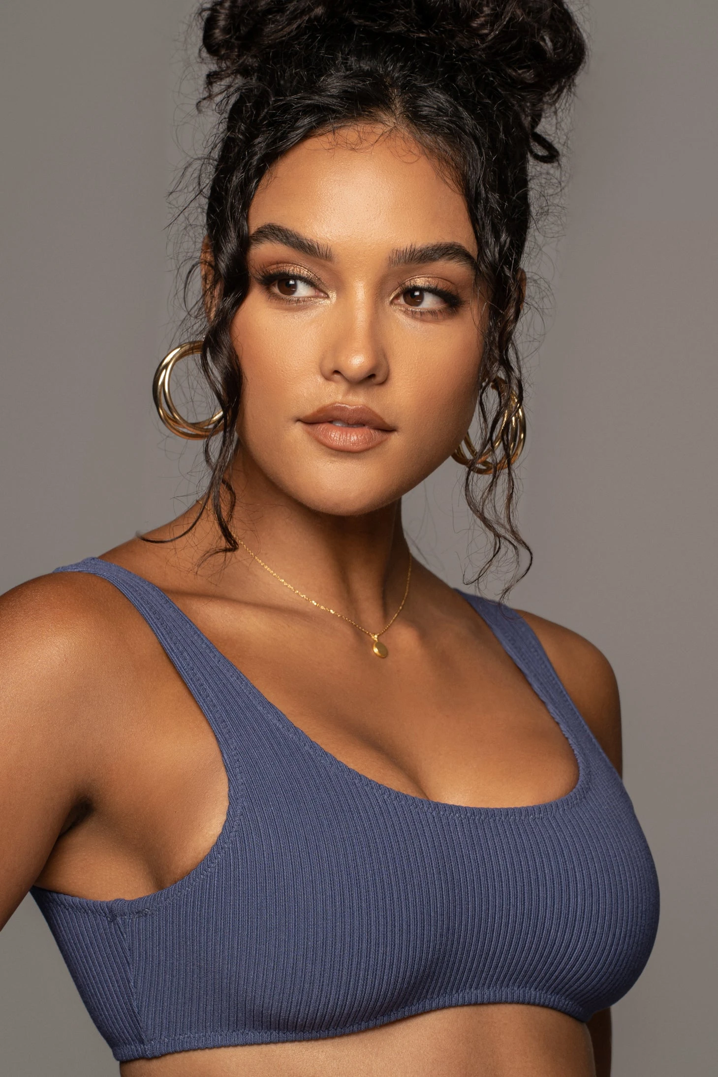 Indigo Blesse Ribbed Bikini Set - Image 4