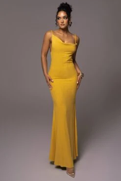 Yellow Adventure Awaits Linen Maxi Dress