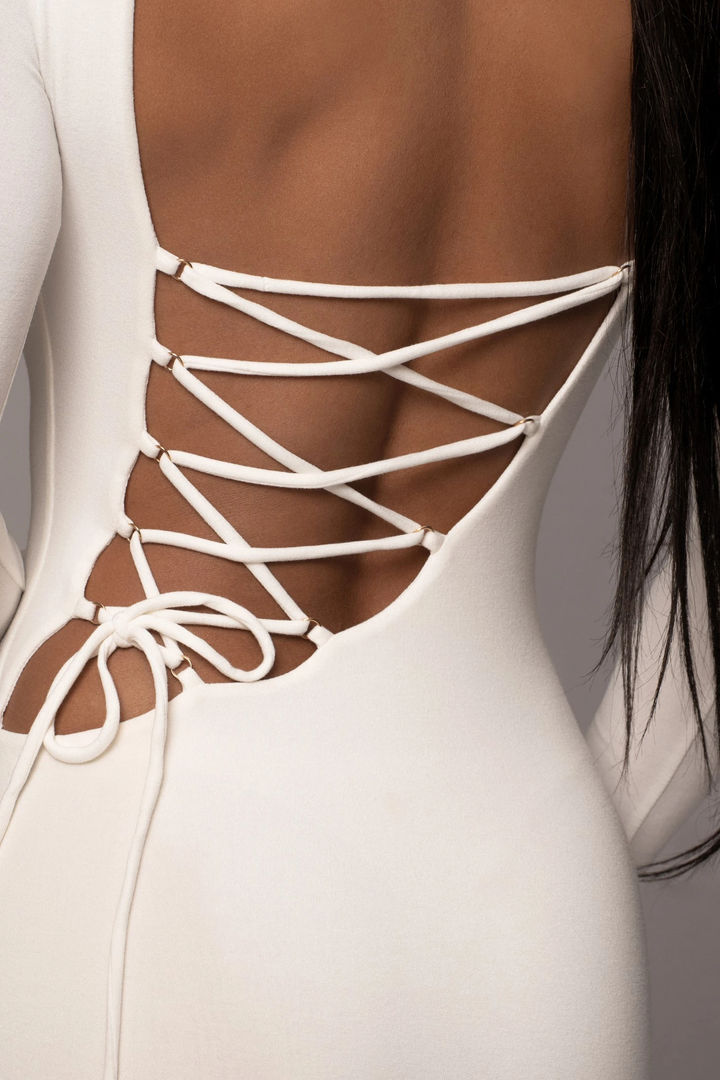 Ivory Shaye Mock Neck Dress - Image 8