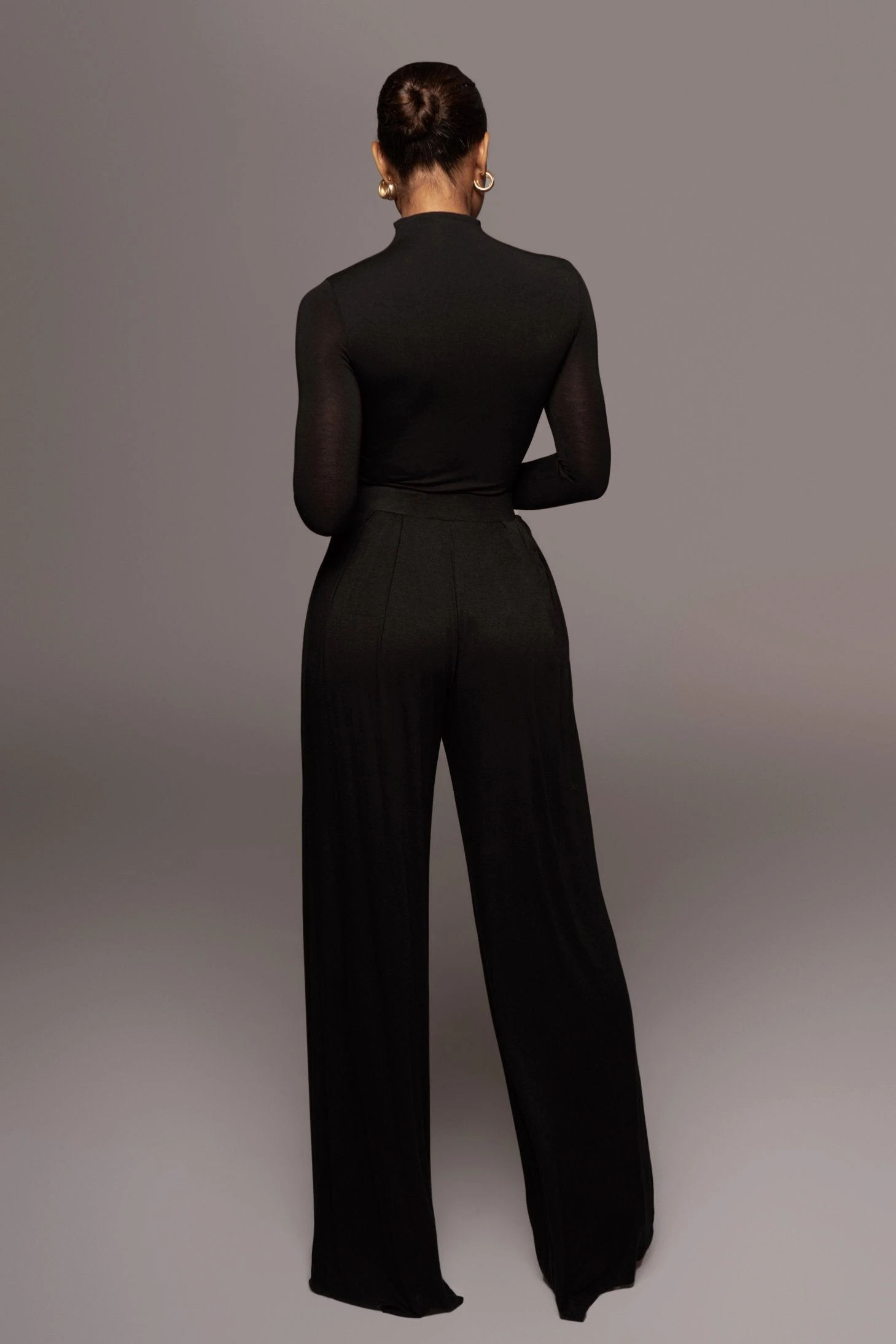 Jluxbasix Black Devyn Wide Leg Pants - Image 13